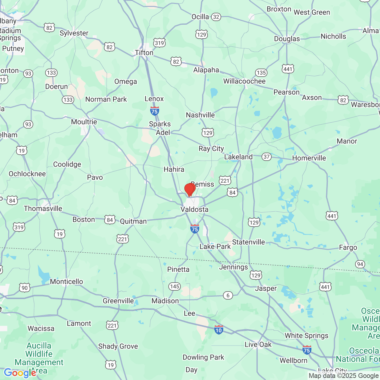 Google map image of our locations